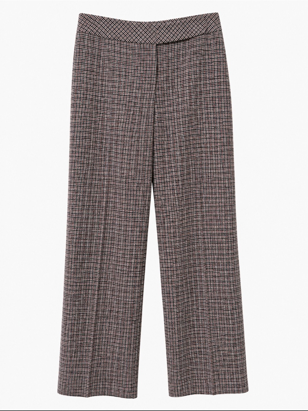Escada Micro Check Wool Blend Ankle Lined Luxury Pants EU 36 US 4 EUC!